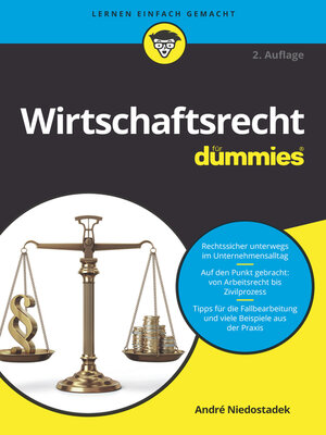cover image of Wirtschaftsrecht für Dummies
